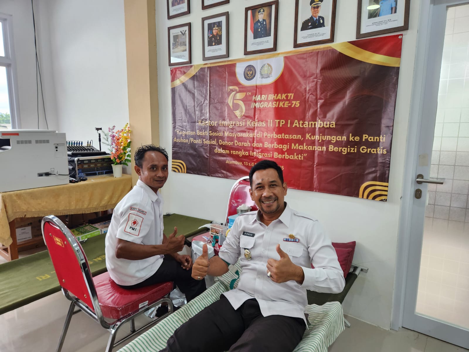 Donor Darah Hari Bhakti Imigrasi Ke-75: Wujud Dedikasi untuk Kemanusiaan